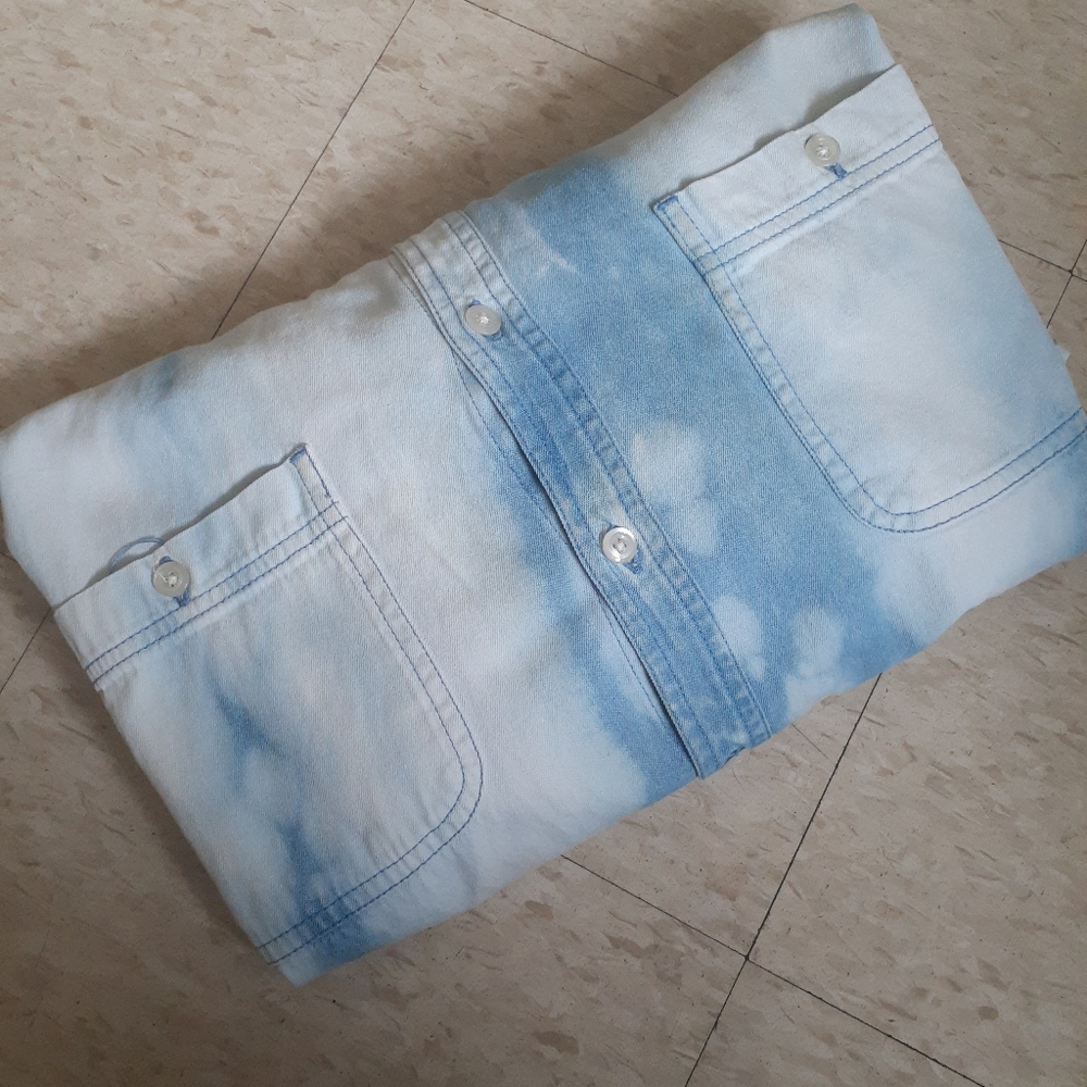 Vintage Denim Button Down Shirt